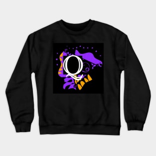 Mazipoodles Bird’s Nest - Personalized Initial Letter Q Crewneck Sweatshirt